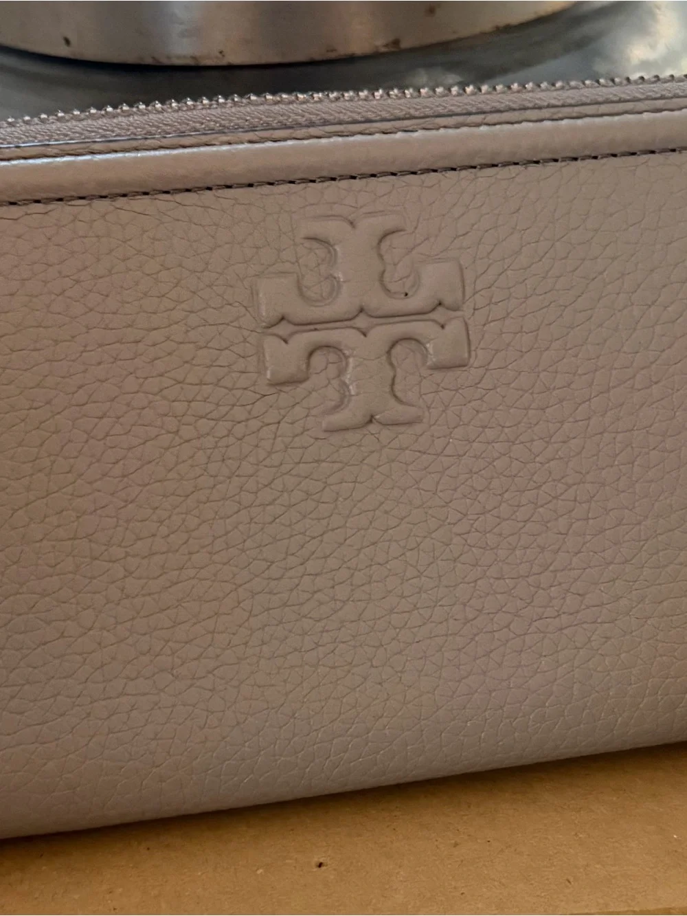 Tory Burch THEA MULTI-GUSSET Zip Continental Wallet French Gray / 036